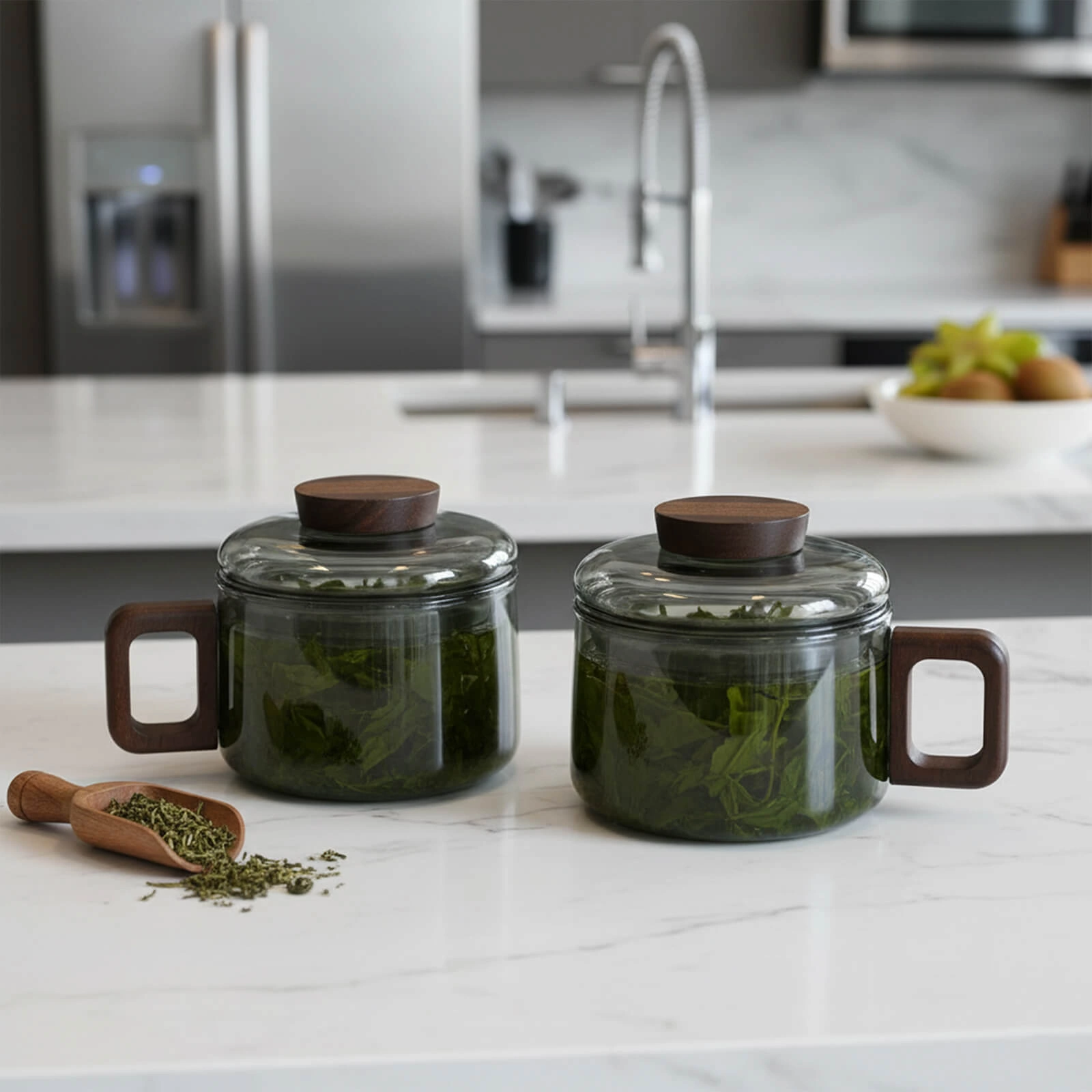 Cebador Vidrio glass cup with infuser