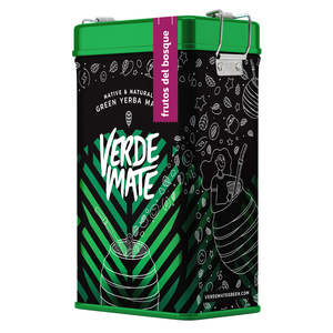 Yerbera – Scatola di latta + Verde Mate Green Frutos del Bosque 0,5 kg