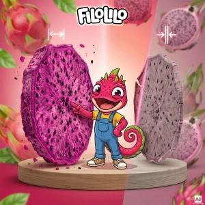 FiloLilo – Frutto del drago liofilizzato (fette) 20 g