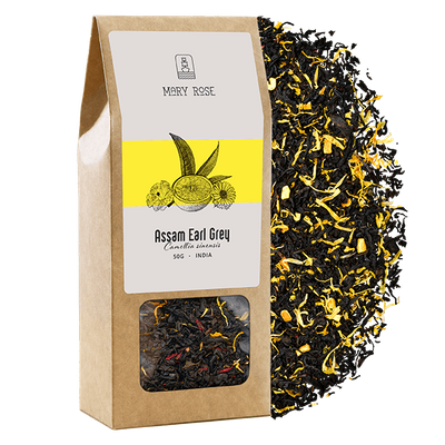 Mary Rose - Tè nero Assam Earl Grey - 50g