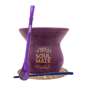 Set di Accessori per Yerba Mate: Tazza di mate + Bombilla