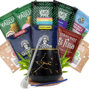Set di Yerba Mate per due Matero Marmol 3x50g