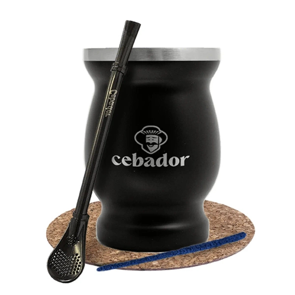 ThermoMate Matero termico nero Cebador bombilla