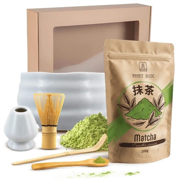 Set regalo per la preparazione del tè Matcha