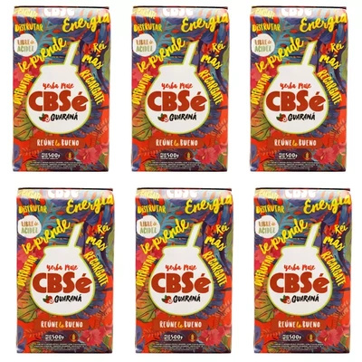 Yerba Mate CBSe Energia con Guaranà 6x500g (3kg)