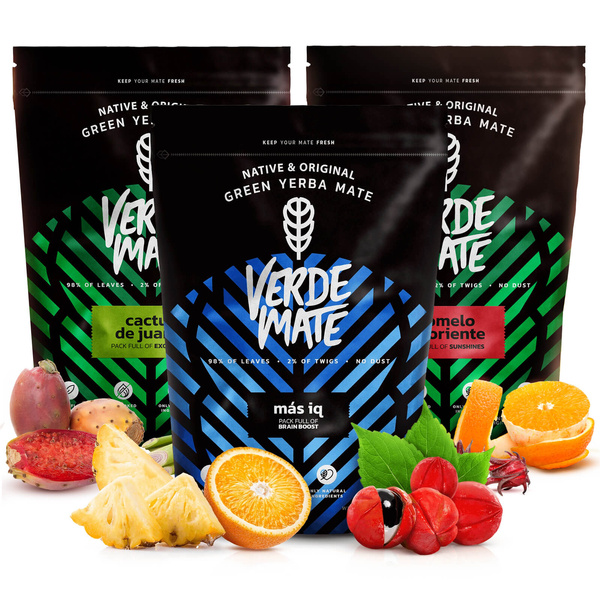Yerba Verde Mate Verde 3x500g varie miscele