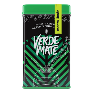 Yerbera – Scatola di latta + Verde Mate Green Menta Limón 0,5 kg