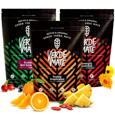 Yerba Verde Mate Verde 3x500g varie miscele