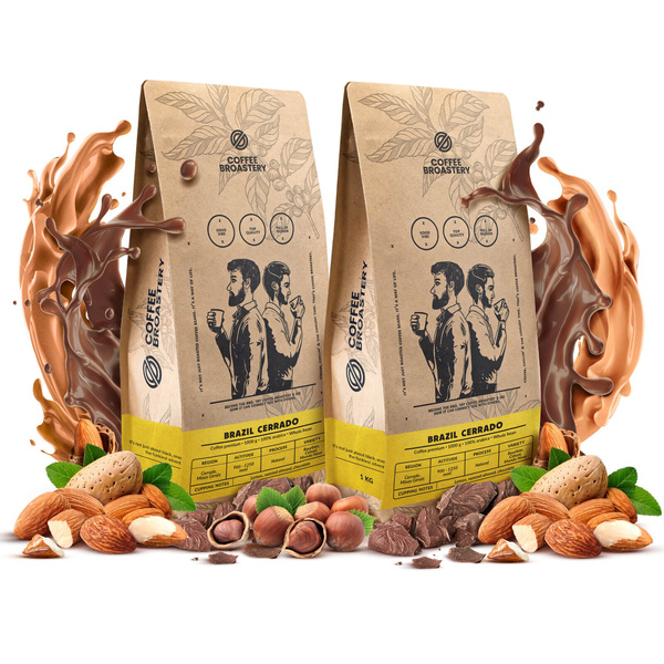 Set di Bro Coffee Roastery Brazil Cerrado 2x1kg (2kg)