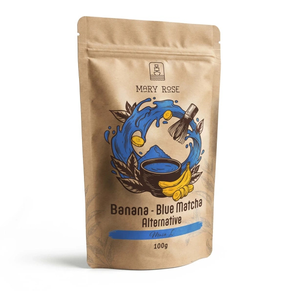 Mary Rose – Blue Matcha Alternative – Banana (in polvere) 100 g