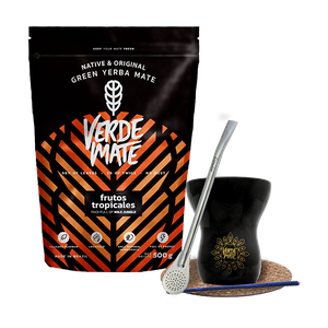 Set iniziale Bombilla Mate Cup + tè mate Verde