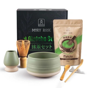 Set regalo: matcha + matchawan + accessori in bambù