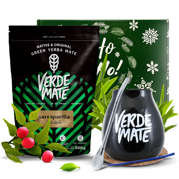 Set regalo di Yerba Mate Verde Mate Sarsaparilla 0,5kg