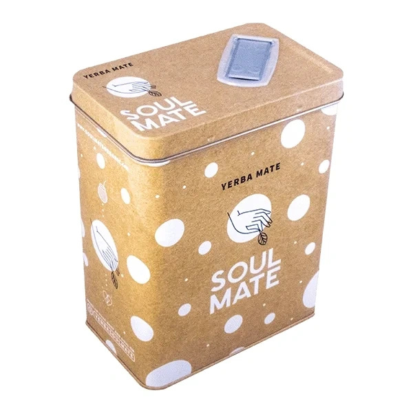 Yerbera – Scatola di latta + Soul Mate Orgánica Anís 0,5 kg
