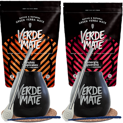 Set tè mate Bombilla Mate Cup per due 1kg