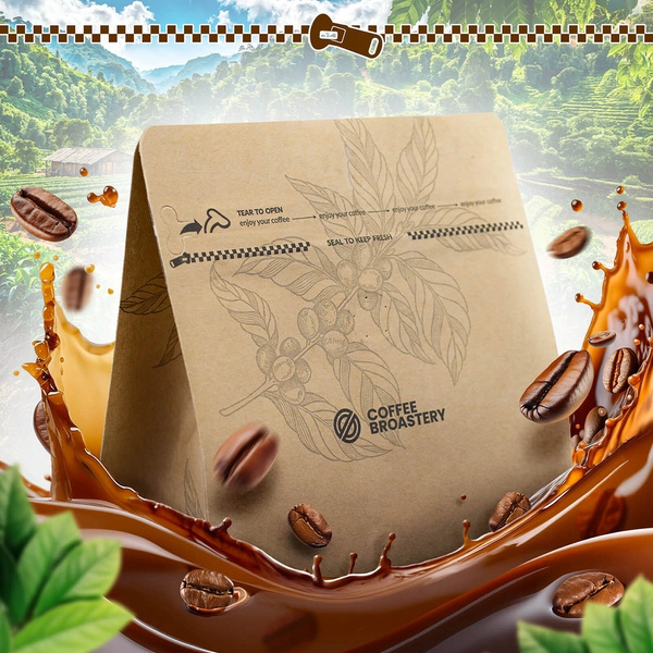 Bro Coffee Roastery - Caffè in grani interi Costa Rica San Rafael Speciality 400g