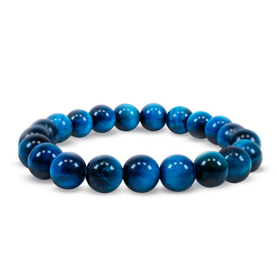Bracciale con Occhio di Tigre Blu