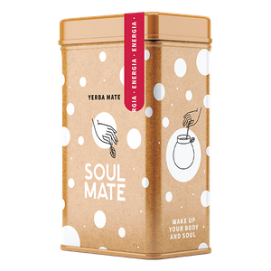 Yerbera – Scatola di latta + Soul Mate Orgánica Energia 0,5 kg