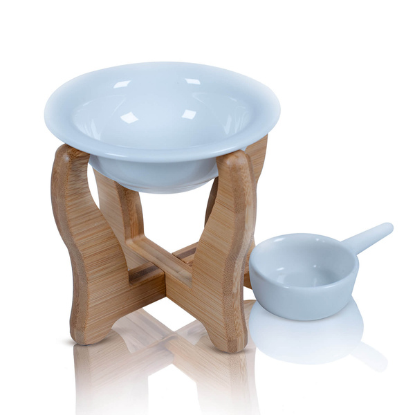 Bruciatore per aromaterapia – elementi in legno