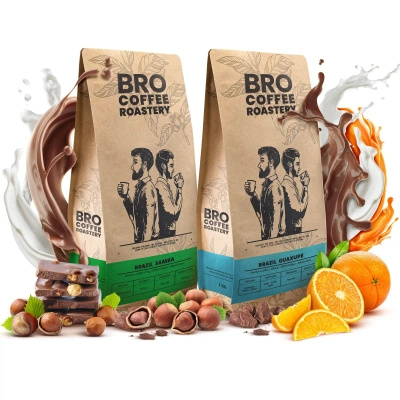 Set di Bro Coffee Roastery Brazil Guaxupe + Brazil Samba 2x1kg (2kg)