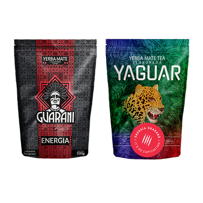 Set di Yerba Mate Guarani Energia + Yaguar Energia 2x500g