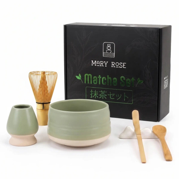 Set regalo: accessori per preparare il tè matcha