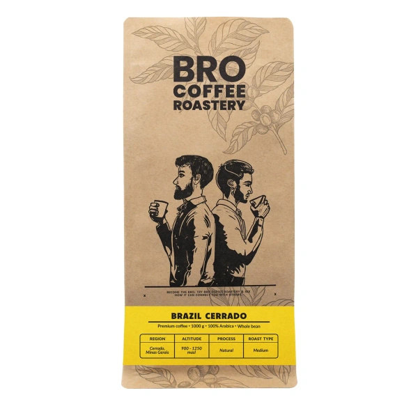 Set di Bro Coffee Roastery Brazil Samba + Brazil Cerrado 2x1kg (2kg)