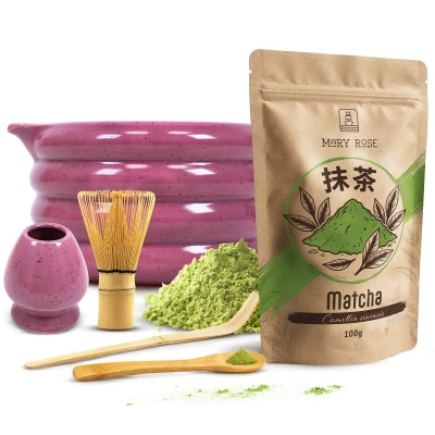 Set per la preparazione del tè Matcha: matcha 100g + accessori