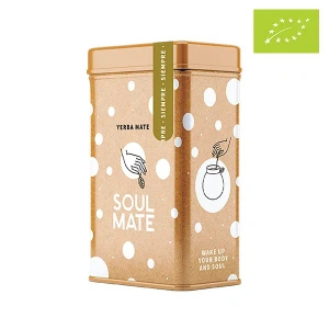 Yerbera – Scatola di latta + Soul Mate Orgánica Siempre 0,5 kg
