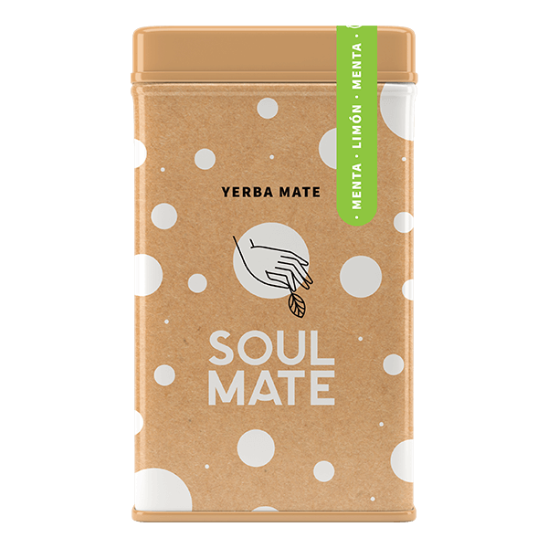 Yerbera – Scatola di latta + Soul Mate Orgánica Menta Limon 0,5 kg