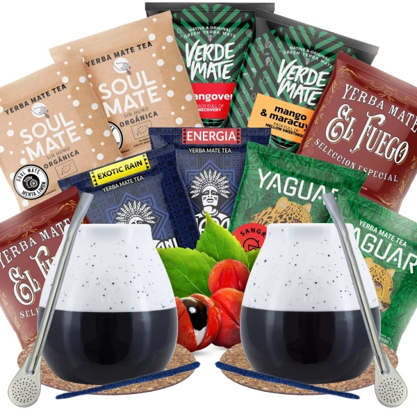 Yerba Mate Set per due Fruttato per iniziare