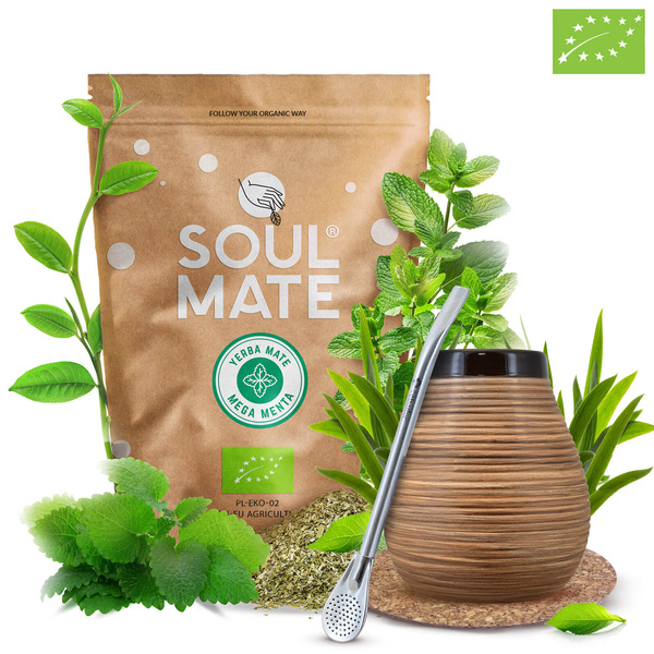 Set di Yerba Mate Verde Mate 500g 0,5kg Tazza di mate + Bombilla