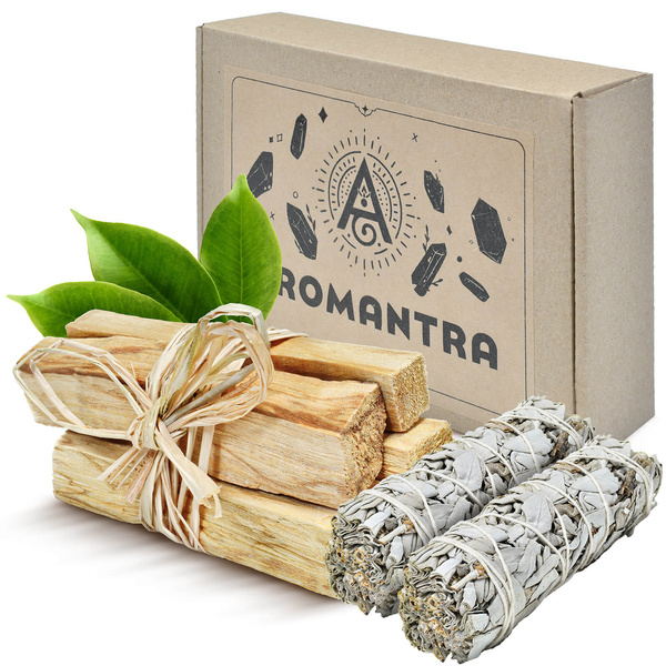 Confezione regalo: Palo Santo 50 g + salvia bianca