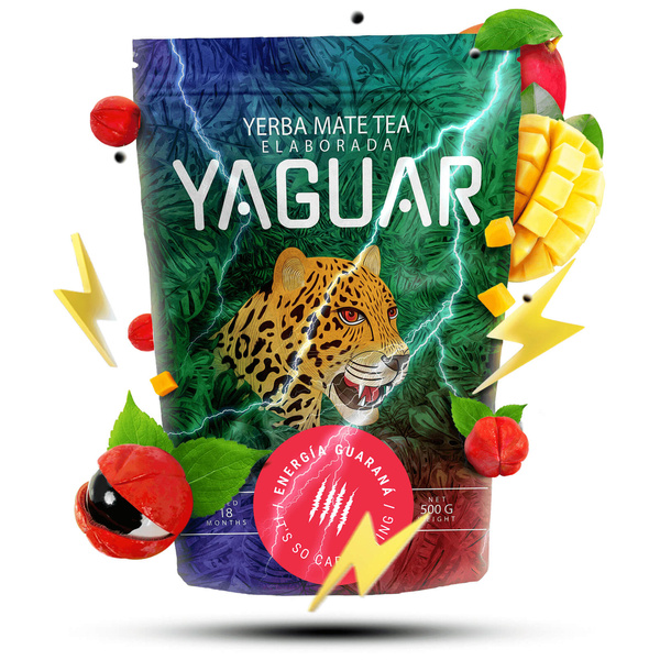 Set regalo di Yerba Mate Yaguar Energia 0,5kg