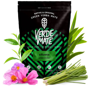 Set di Yerba Verde Mate Verde SILUETA 1kg despalada FIT