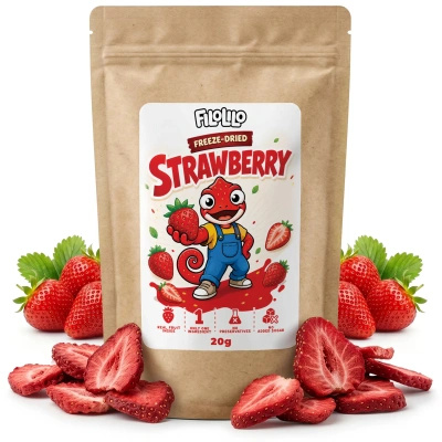FiloLilo – Fragole liofilizzate (a fette) 20 g