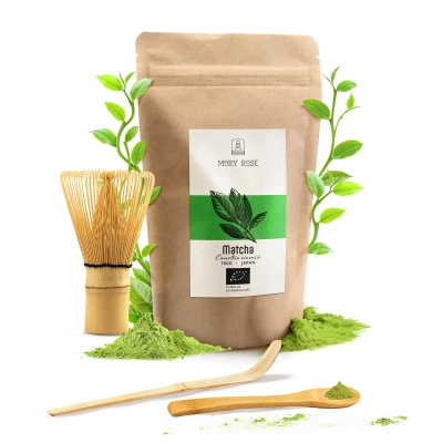 Set: Matcha BIO 100g + Chasen e Chashaku