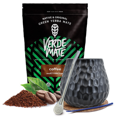 Set di Yerba Mate Verde Mate 500g 0,5kg Tazza di mate + Bombilla