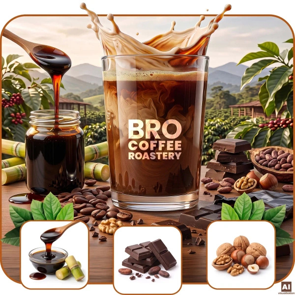 Bro Coffee Roastery – Caffè in grani interi Pure Crema 400 g