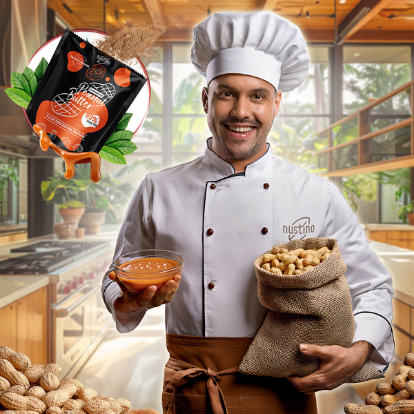 Nustino – Burro di arachidi in polvere – Salted Caramel (senza zucchero aggiunto) 400 g