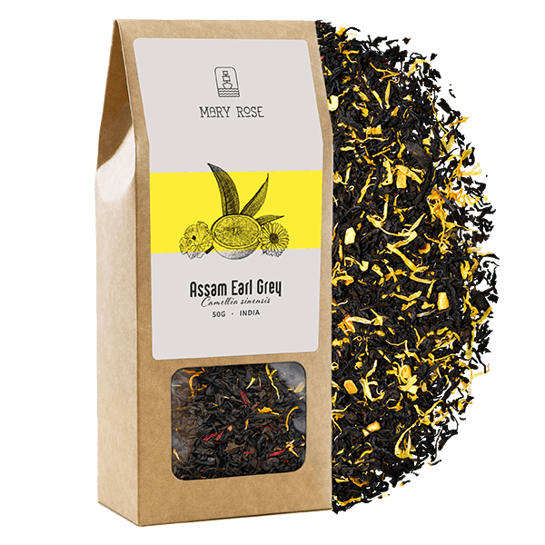 Mary Rose - Tè nero Assam Earl Grey - 50g