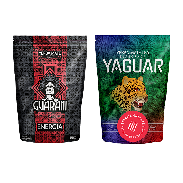 Set di Yerba Mate Guarani Energia + Yaguar Energia 2x500g