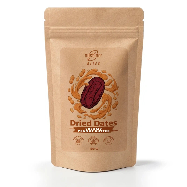 Nustino Bites – Datteri Essiccati – Creamy Peanut Butter 100 g