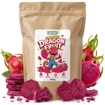 FiloLilo – Frutto del drago liofilizzato (fette) 100 g