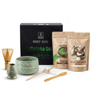 Set regalo per Matcha Latte colorato: Matcha + White Matcha + accessori