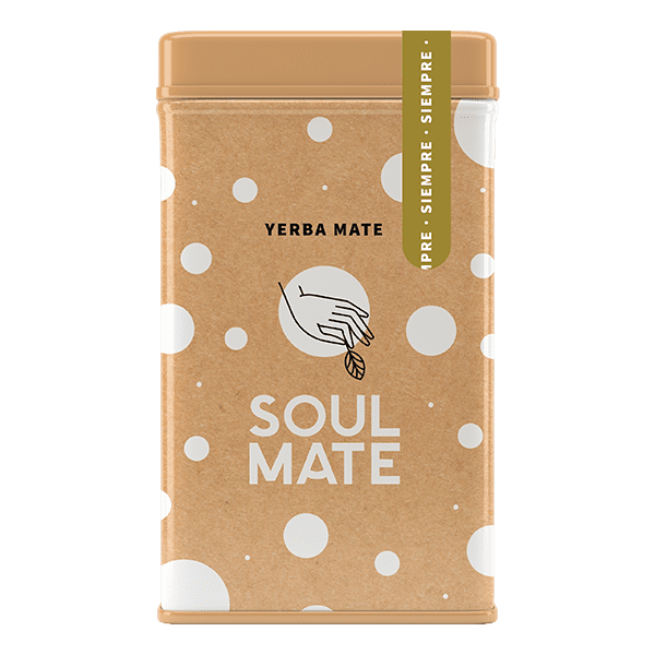 Yerbera – Scatola di latta + Soul Mate Orgánica Siempre 0,5 kg
