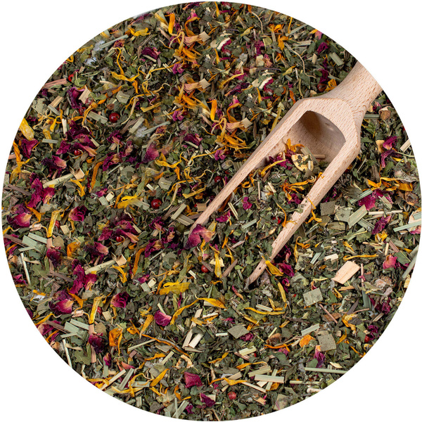 Set per chakra della radice (Muladhara): tè chakra + pietra magica