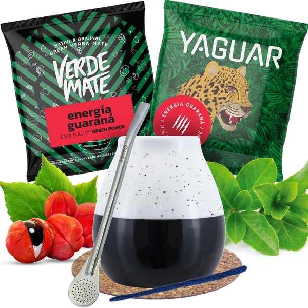 Set di accessori Yerba Verde Mate Bombilla Matero