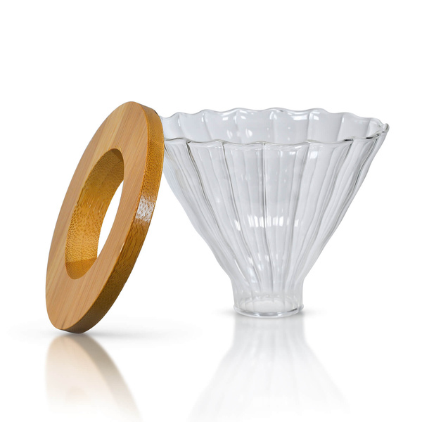 Set per la preparazione del caffè – dripper in vetro e caraffa