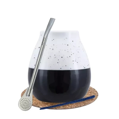 Kit di avviamento Yerba Mate bombilla LARGE CALABACH